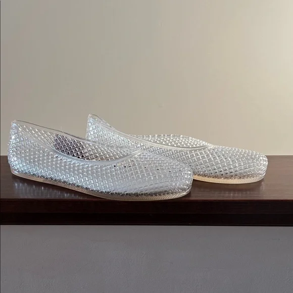 Wild Fable Women's Isabella Clear Jelly Flats Sandals. - Picture 4 of 8